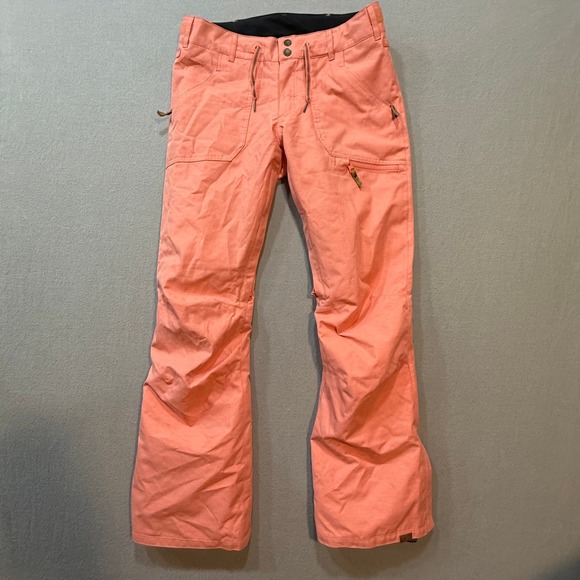 Roxy Backyard Snowboard Ski Pants‎ Coral Women Size S - Picture 15 of 15